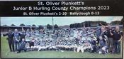 St Oliver Plunkett’s 2023 Junior B Hurling County Champions