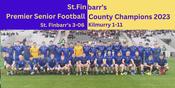 St Finbarrs 2023 Premier Junior Football County Champions