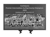 Castlelyons 2023 Premier Intermediate Hurling Champions Engraved Slate
