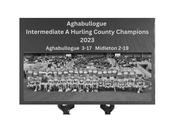 Aghabullogue 2023 Intermediate A Hurling County Champions Engraved Slate