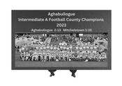 Aghabullogue 2023 Intermediate A Football County Champions Engraved Slate