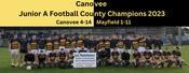 Canovee 2023 Junior A Football County Champions