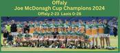 Offaly 2024 Joe McDonagh Champions