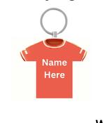 Armagh GAA Jersey Keyring image
