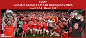 Louth 2025 Leinster Football Champions image