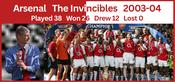 Arsenal The Invincibles 2003-04 image