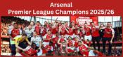 Arsenal 2025-26 Premier League Champions image