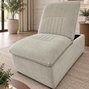 Storage Chair Footstool Fog image