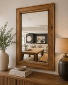 Barnwood Leaner Mirror image