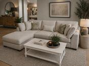 Ripley Chaise Sofa Herringbone Left Facing image