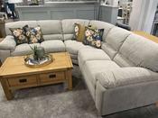 Luxor Light Grey Corner Sofa image