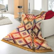 Biederlack Ikat Diamond Cotton Rich Blanket | B7715 image