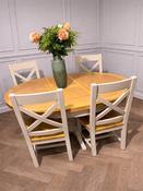 Athens Round Extending Dining Table 1.1 - 1.45mtr image