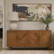 Barnwood Herringbone Sideboard image