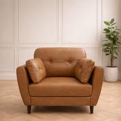 Lyle Leather 1 Seater Armchair image