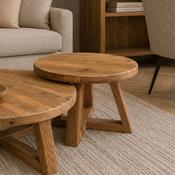 Barnwood Small Round Coffee Table image