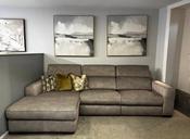Reuben Chaise Electric Recliner Sofa Left Facing image