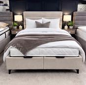 Moon 6ft Superking Ottoman Bedframe Cream image