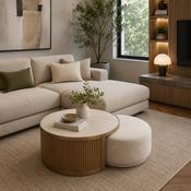 Reeded Coffee Table image