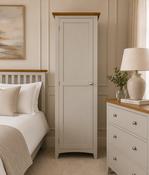 Lagan 1 Door Wardrobe Oak image