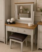Lagan Dressing Table Grey/Oak image