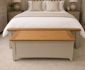 Lagan Blanket Box Grey/Oak image