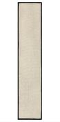 Korra Double Loop Charcoal Cream Runner - 68x240cm