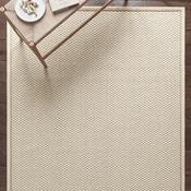 Asiatic Korra Double Loop Cream Linen Rug - 120x170cm image