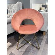 Pink Velvet Chair image