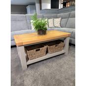 Athens Putty Coffee Table with 4 Baskets image