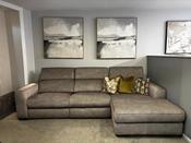 Reuben Chaise Electric Recliner Sofa Right Facing image