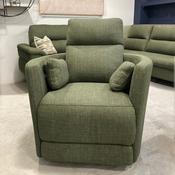 Jupiter Swivel Recliner Chair Green image