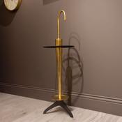 Anya Umbrella Stand 93cm Antique Brass/Black image