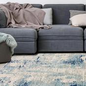 Nova Abstract Blue Rug NV32 by Asiatic - 80x150cm image