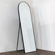 Modena Floor Standing Mirror Black 160cm image