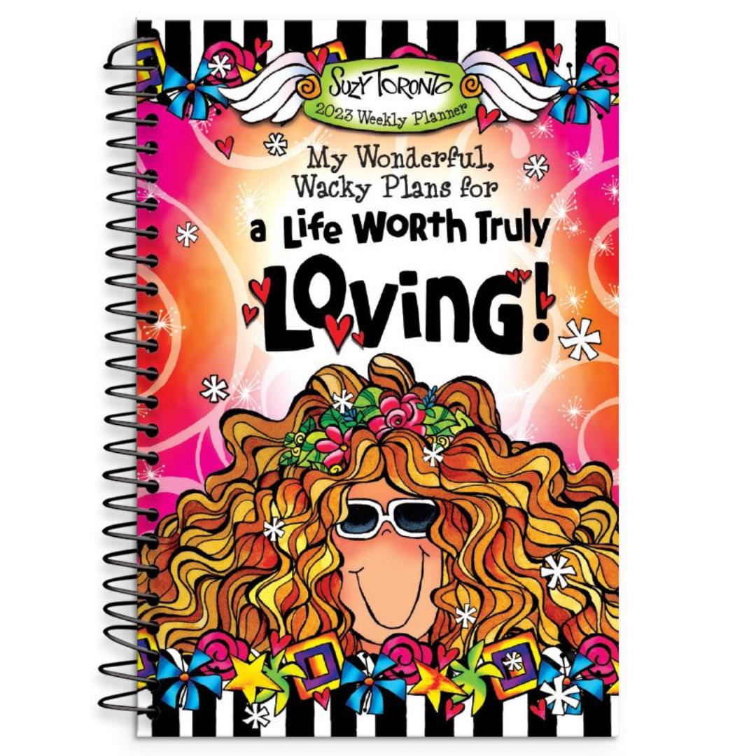 Blue Mountain Arts 'My Wonderful Wacky Plans 2023 Weekly Planner in