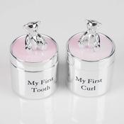 First Tooth &amp; Curl Set - Pink