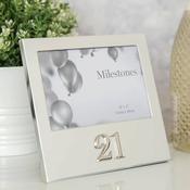 Aluminium Photo Frame with 3D Number 6" x 4" - 21 image