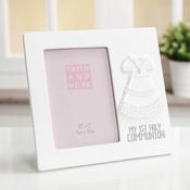 My First Holy Communion White Dress Frame
