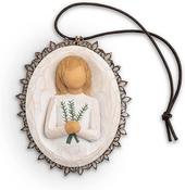 Willow Tree Remembrance Metal Edged Ornament