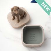 Willow Tree Love My Dog (Dark) Keepsake Box