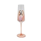 Brushstroke 50th Birthday Flute