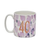 Luxe 40th Birthday Mug