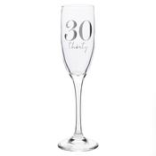 30th Birthday Milestone Champagne Flute image