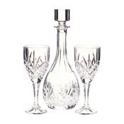 Newgrange Living Adare 3 Piece Wine Decanter Set