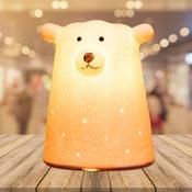 Grange Collection Ceramic Bear Lamp