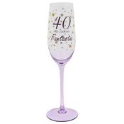 Birthday Sparkle Flute Age 40