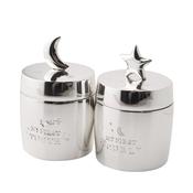 Silver Plated Star &amp; Moon, Tooth &amp; Curl Keepsake Boxes
