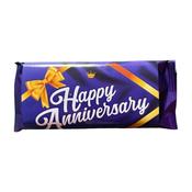 Cadbury "Happy Anniversary" 110g Dairy Milk Chocolate Bar image