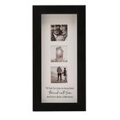 Amore Black Narrow Triple Frame image